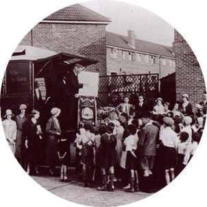 Historical photo of the church community