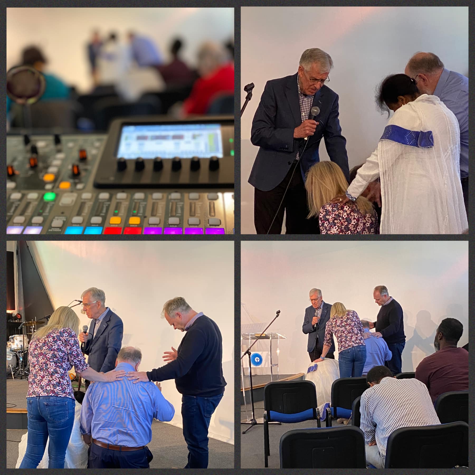 Prayer and ministry moments at The Well Church